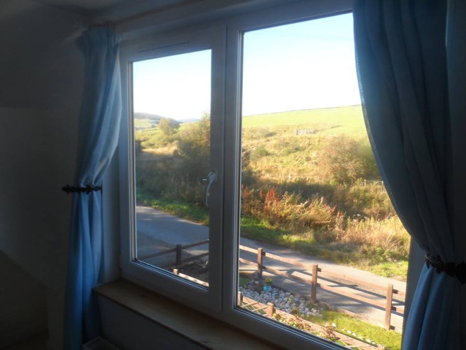 View from an upstairs window